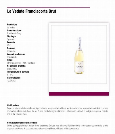 FRANCIACORTA LE VEDUTE BRUT