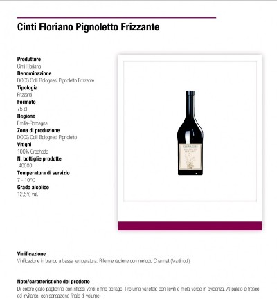 PIGNOLETTO FRIZZANTE CINTI