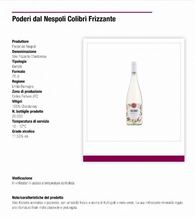 COLIBRI FRIZZANTE NESPOLI