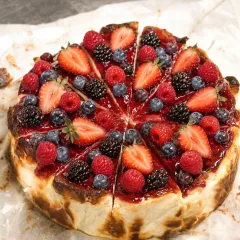 Cheesecake Basca Frutti Rossi