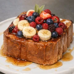 French Toast — Frutti Rossi, Banane E Sciroppo D'acero