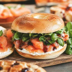 Salmon Philadelphia Bagel